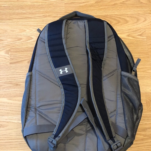 SOLD-New Under Armour Blue & Gray Backpack - Picture 2 of 2